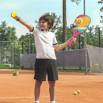 Детская теннисная ракетка|Набор ракеток и мячей для детей|Игрушки для занятий спортом на открытом воздухе, Теннисный набор для детей от 3 лет